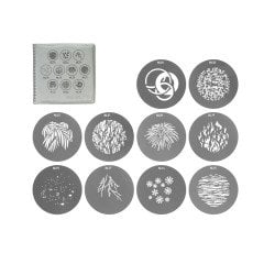 FM Mount Projection Attachment GOBO Set 2 (10pcs in one set)